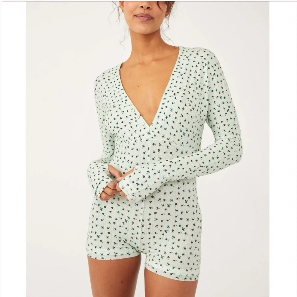 NWT Free People Sleep In Romper - Picture 1 of 7